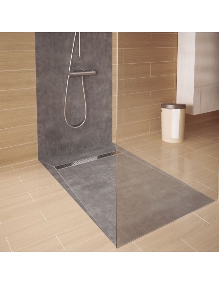 Example Of Finished Wet Room With The Linear Drain Elite Available Here