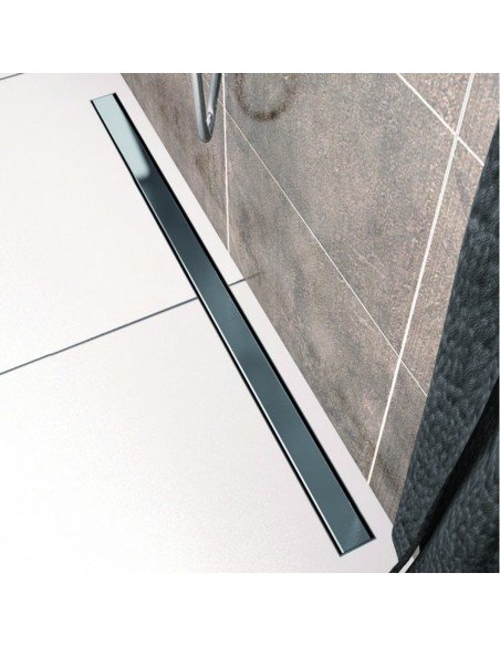 Example Of Finished Instrallation Of Classic Linear Drain In Modern Wetroom
