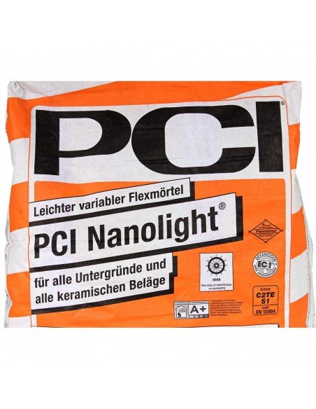 Flexible Tile Adhesive PCI Nanolight® 15 Kg