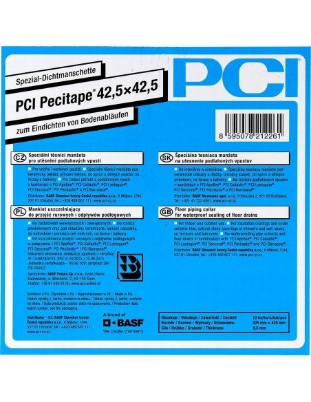 Waterproofing Membrane PCI Pecitape 120® 42. 5 X 42. 5 Mm