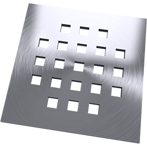Square Patterned Square Drain Cover
